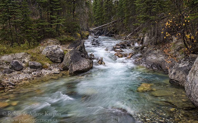 Emerald River, Yoho National Park, British Columbia.