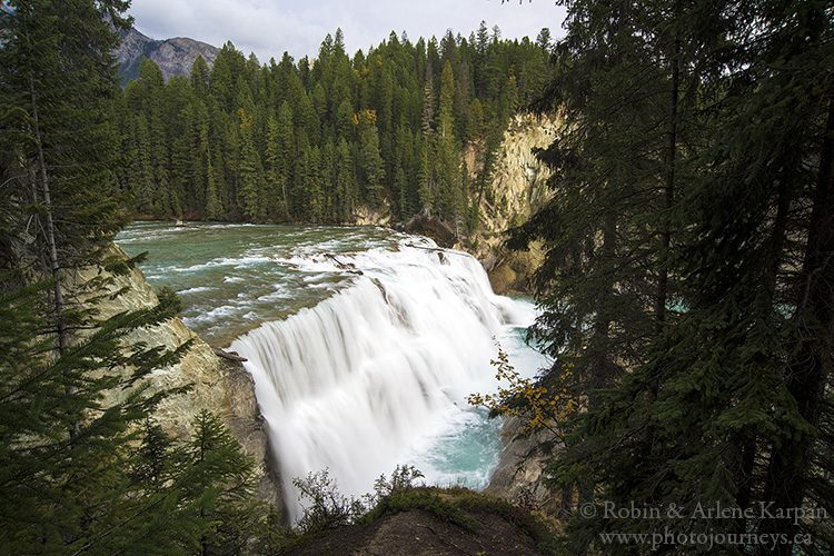 Wapta Falls, Kicking Horse River, Yoho National Park, British Columbia.