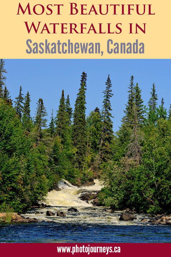 PIN for Saskatchewan waterfalls