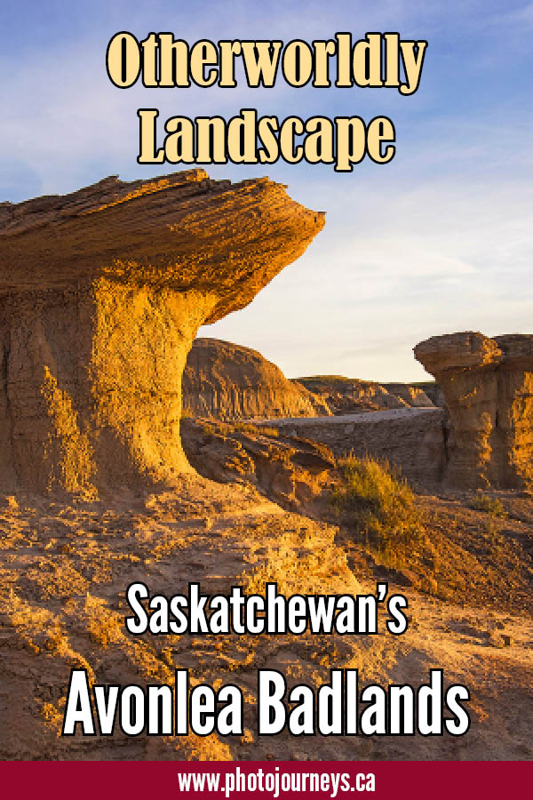 PIN for post on Avonlea Badlands, Saskatchewan