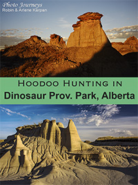 PIN for blog posting on Photojourneys.ca on Hoodoo Hunting in Dinosaur Provincial Park, Alberta