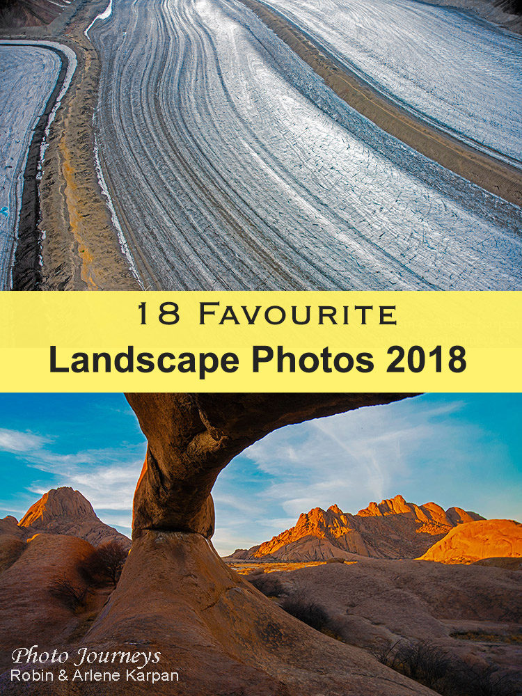PIN for blog posting 18 Favourite Landscape Photos 2018 on photojourneys.ca
