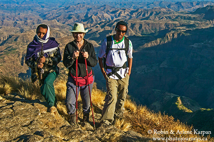 Simien Mountains, Ethiopia, from www.photojourneys.ca