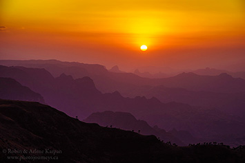 Simien Mountains, Ethiopia, from www.photojourneys.ca