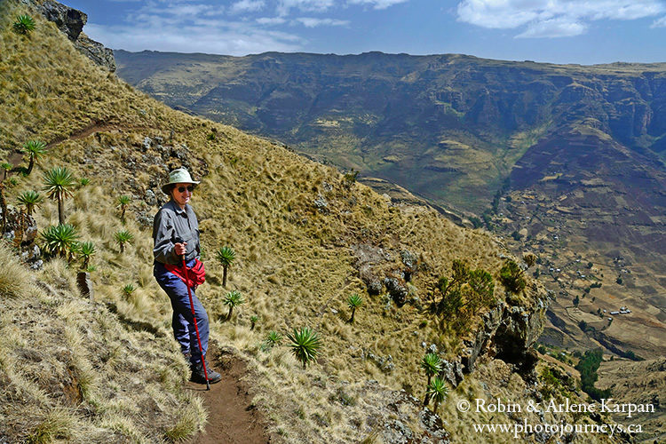 Hiking, Simien Mountains, Ethiopia from photojourneys.ca