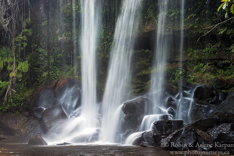 Waterfall near Siem Reap, Cambodia