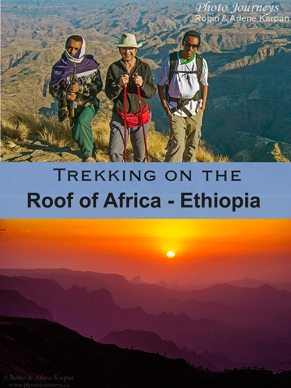 PIN for blog posting Trekking on the Roof of Africa, Ethiopia