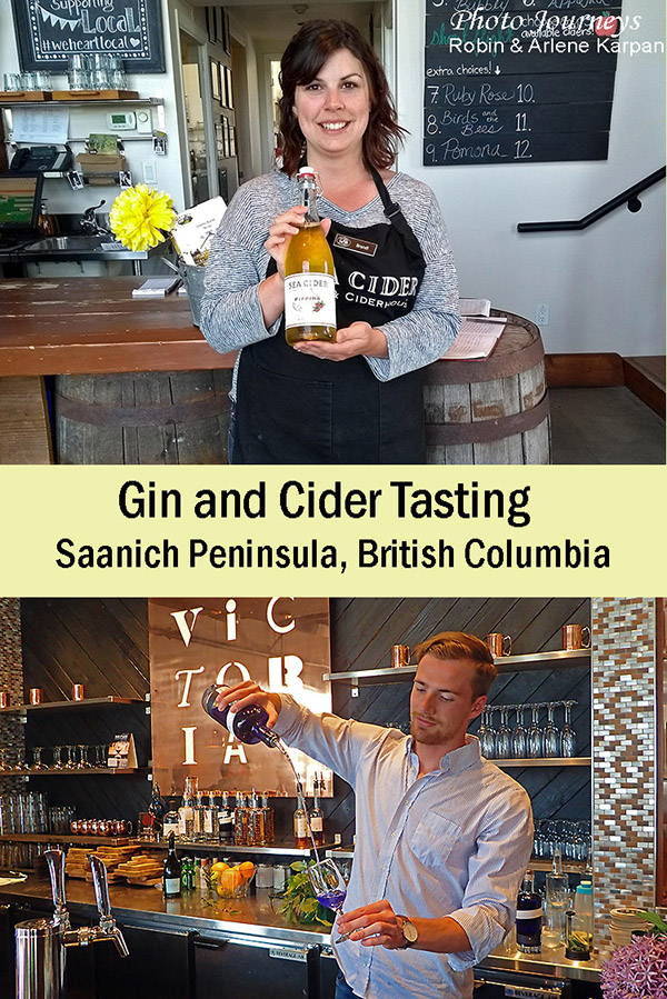 Gin and Cider Tasting post on Photojourneys.ca