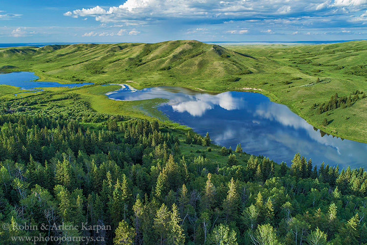 Adams Lake in the Cypress Hills