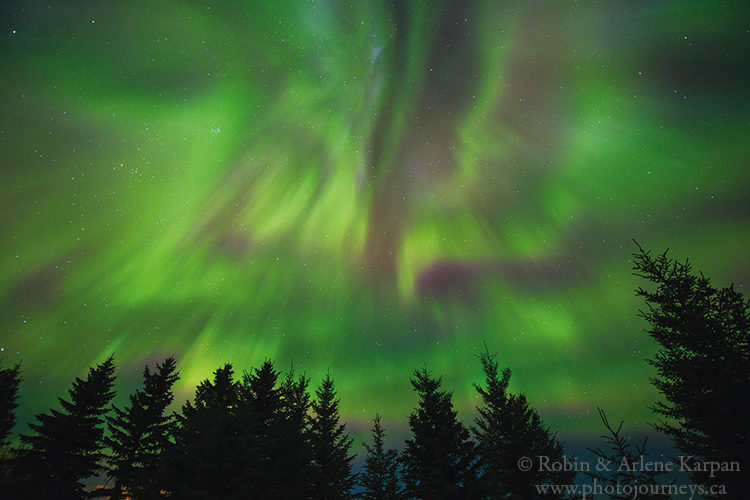 Northern lights, Saskatchewan