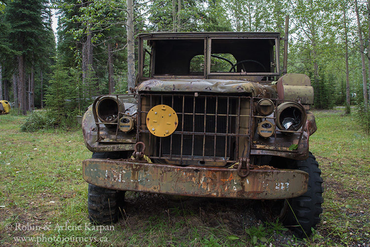 Machinery used in building Alaska Highway