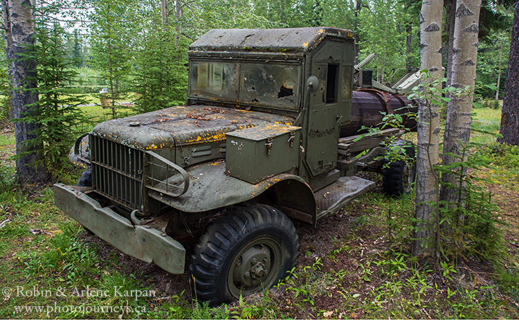 Machinery used in building Alaska Highway