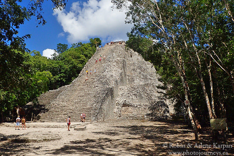 Pyramid at Coba, Mexico