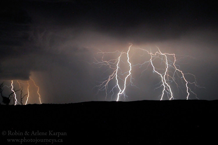 Storm clouds, Kalahari