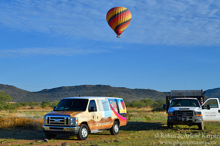 Hot air ballooning, Phoenix, Arizona