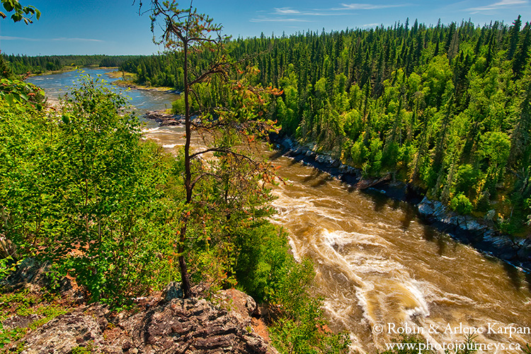 Wapumon Gorge, Churchill River, Saskatchewan