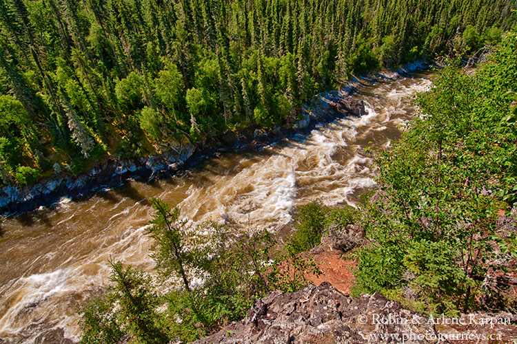 Wapumon Gorge, Churchill River, Saskatchewan