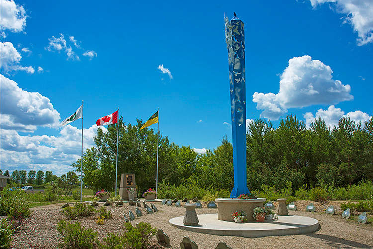 Joe Fafard Peace Tower, Elbow, Saskatchewan
