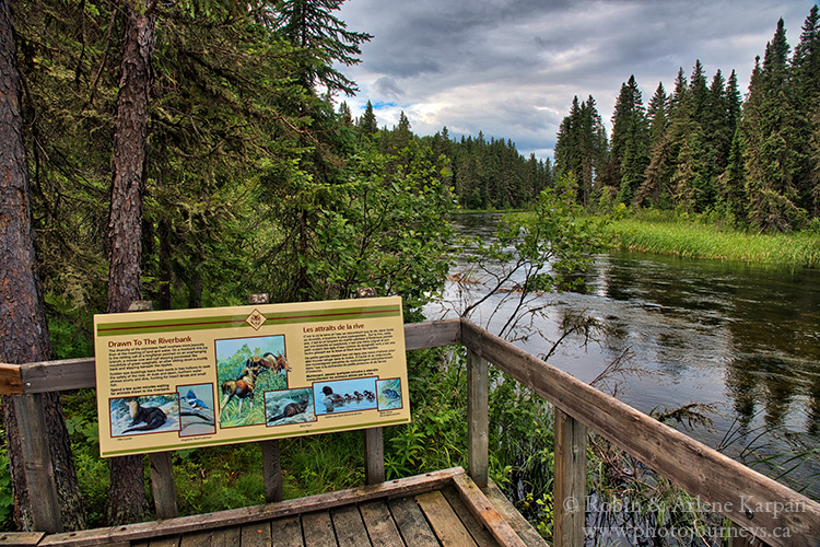 Waskesiu River, Prince Albert National Park, Saskatchewan