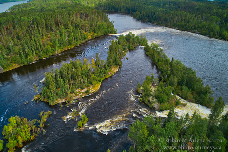 Twin Falls, Churchill River, northern Saskatchewan