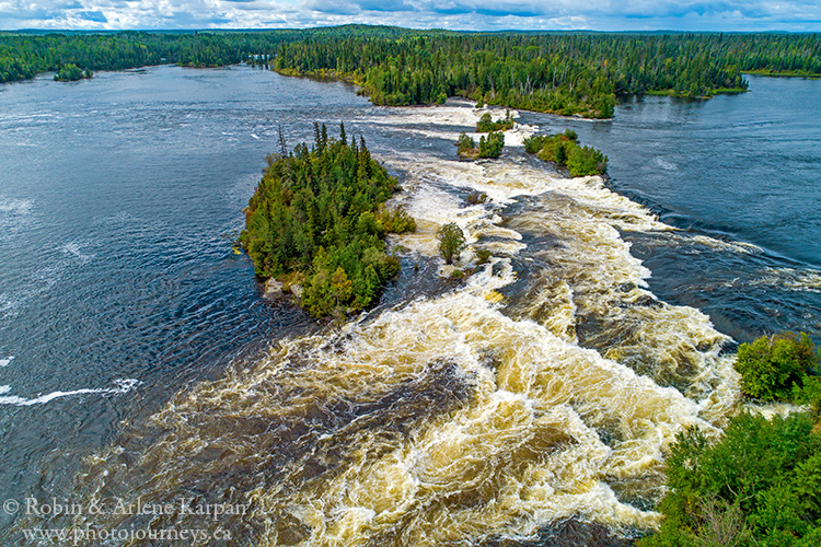 Robertson Falls, Churchill River, Saskatchewan