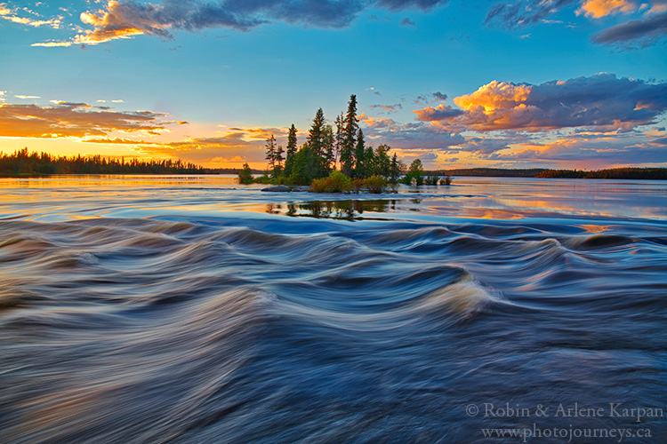 Robertson Falls, Churchill River, Saskatchewan