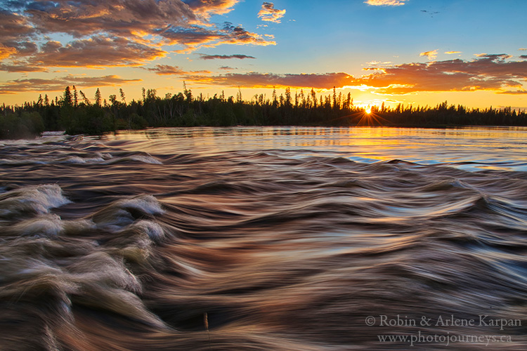 Robertson Falls, Churchill River, Saskatchewan