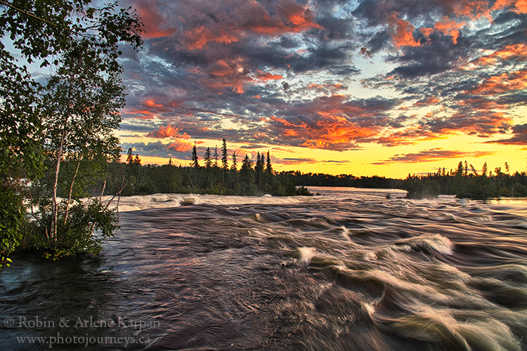 Robertson Falls, Churchill River, Saskatchewan