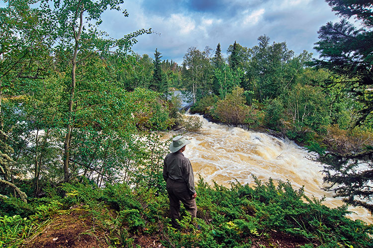 Twin Falls, Churchill River, northern Saskatchewan