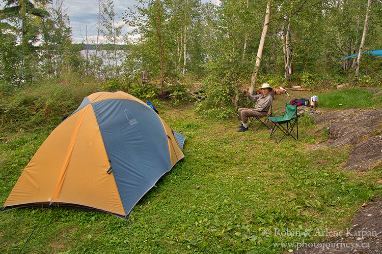 Tent, Robertson Falls