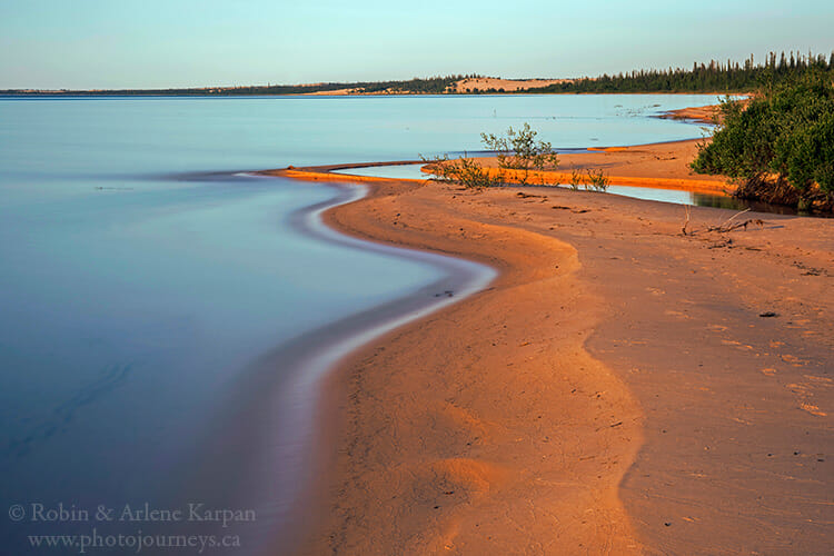 Shoreline, Lake Athabasca, Athabasca Sand Dunes, Saskatchewan