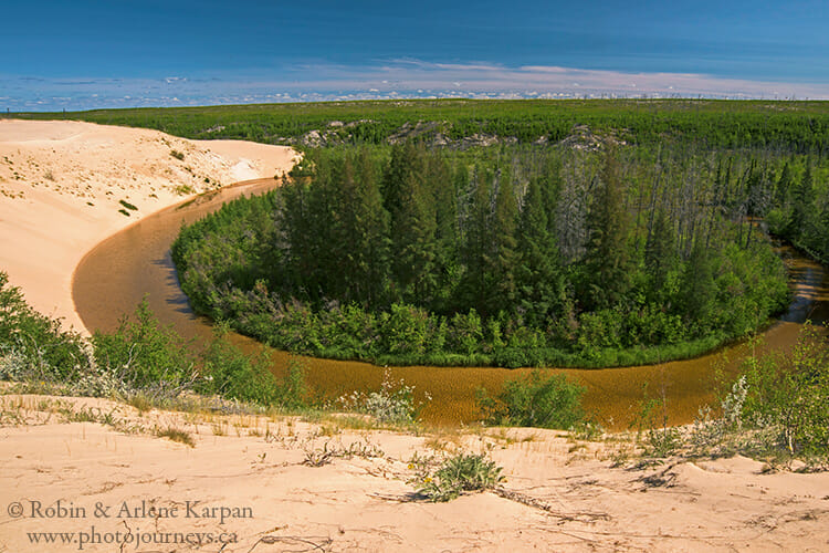 Archibald River, Athabasca Sand Dunes, Saskatchewan in the Land of the Giant Beaver