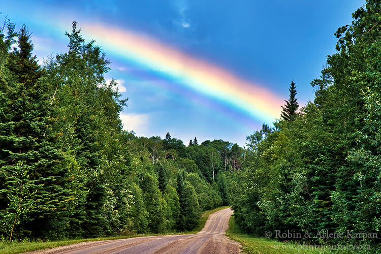 Rainbow, Prince Albert National Park, Saskatchewan