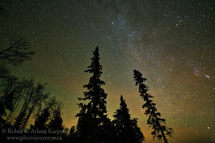 Night sky, Prince Albert National Park, Saskatchewan