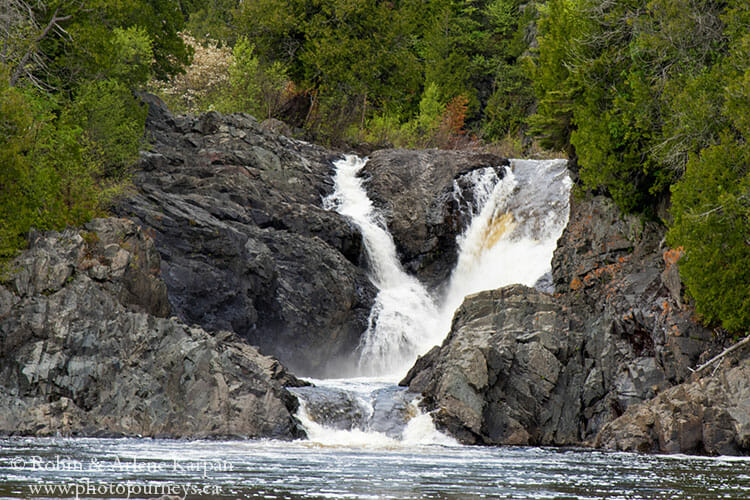 Upper Silver Falls near Wawa, Ontario