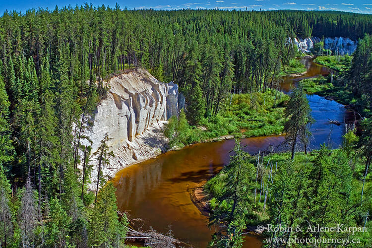 Nipekamew Sand Cliffs, Saskatchewan