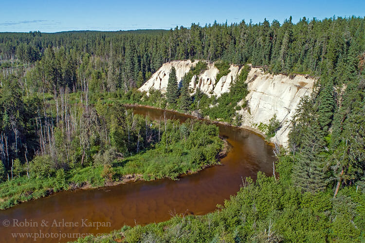 Nipekamew Sand Cliffs, Saskatchewan