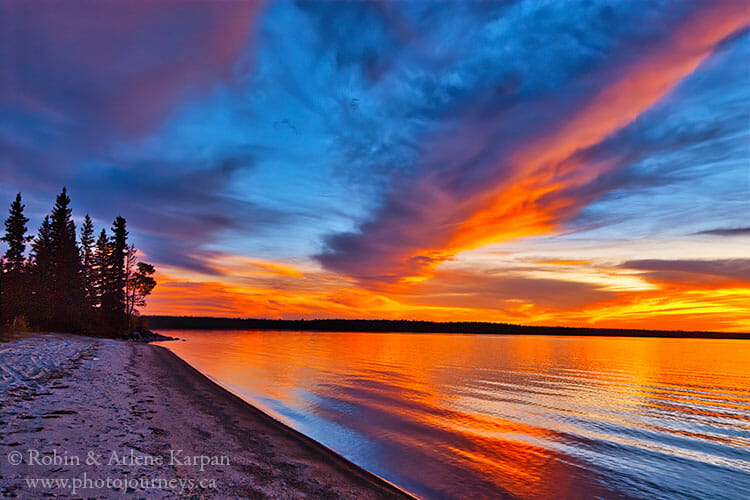 Sunset, Candle Lake, Saskatchewan
