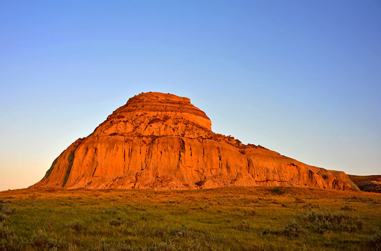 Castle Butte at Sunset, Big Muddy, Saskatchewan