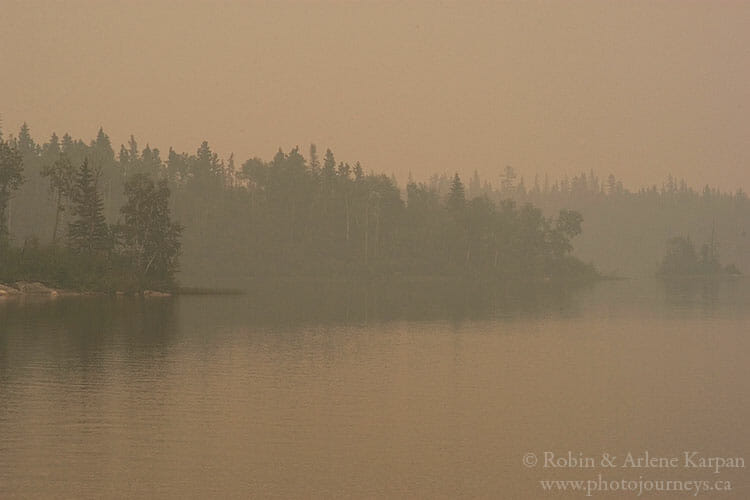 Smoke, Wood Lake, SK