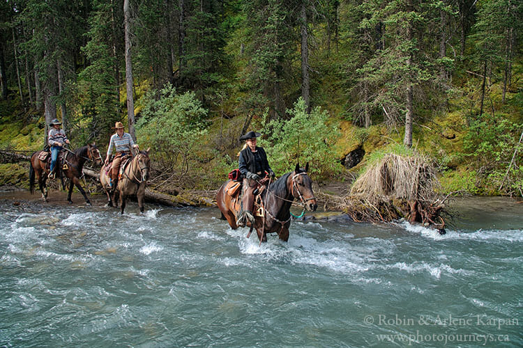 Trail ride, Banff National Park horseback riding adventure