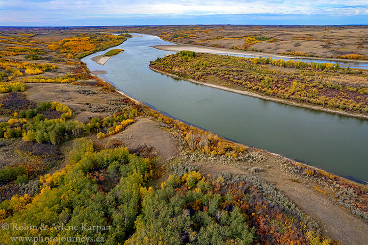 Fall colours, Saskatchewan