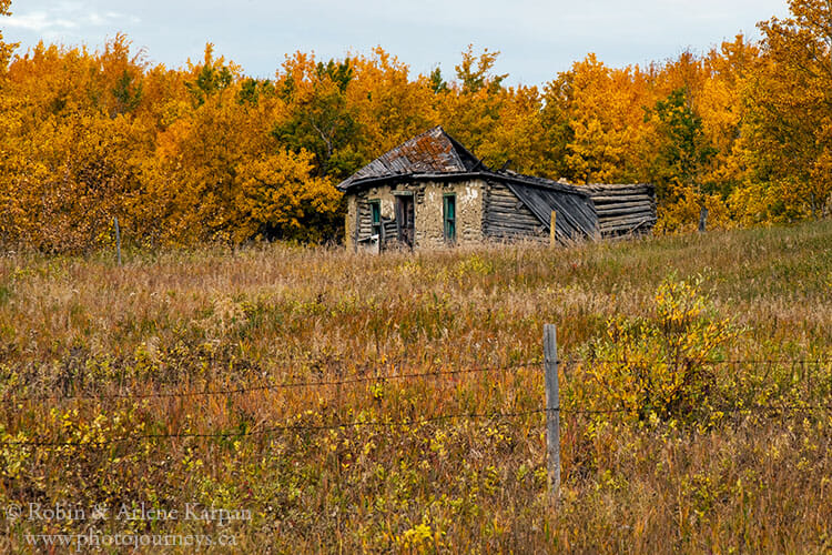 Log house, Saskatchewan