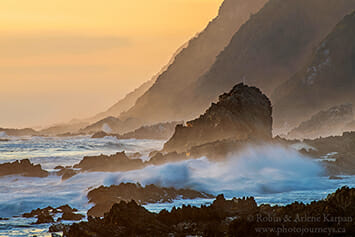 Rocky shoreline, South Africa