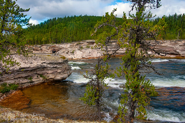 Manitou Falls, Fond du Lac River, Saskatchewan