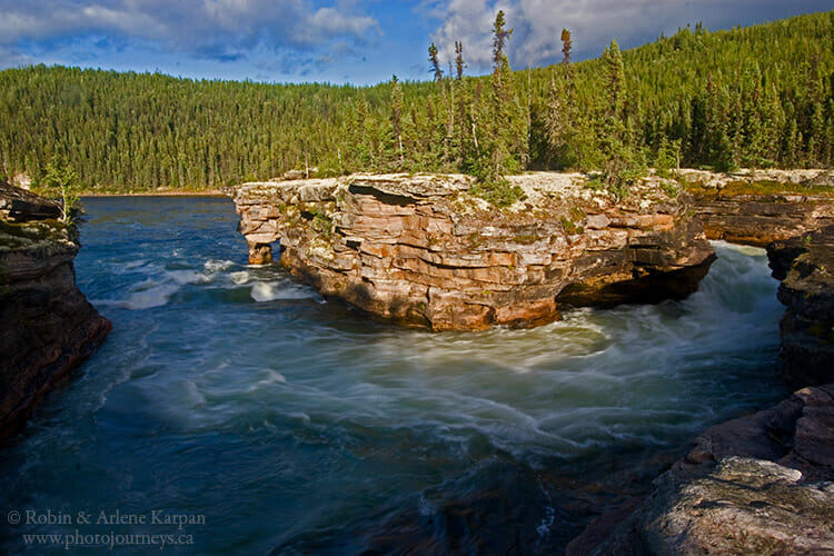 Manitou Falls, Fond du Lac River, Saskatchewan