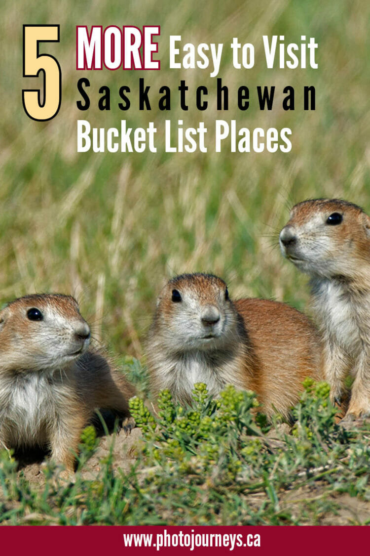 PIN for 5 more Easy Places Saskatchewan Bucket List from Photojourneys.ca