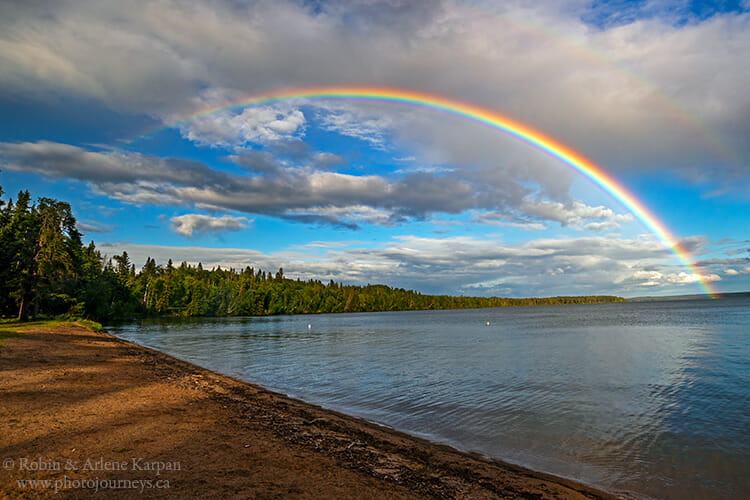 Rainbow, Prince Albert National Park, Saskatchewan