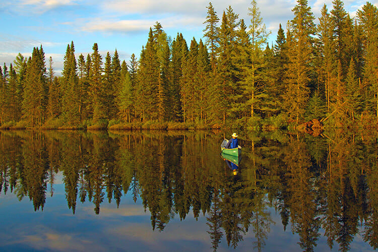 Canoeing, Aiguebelle National Park, Quebec