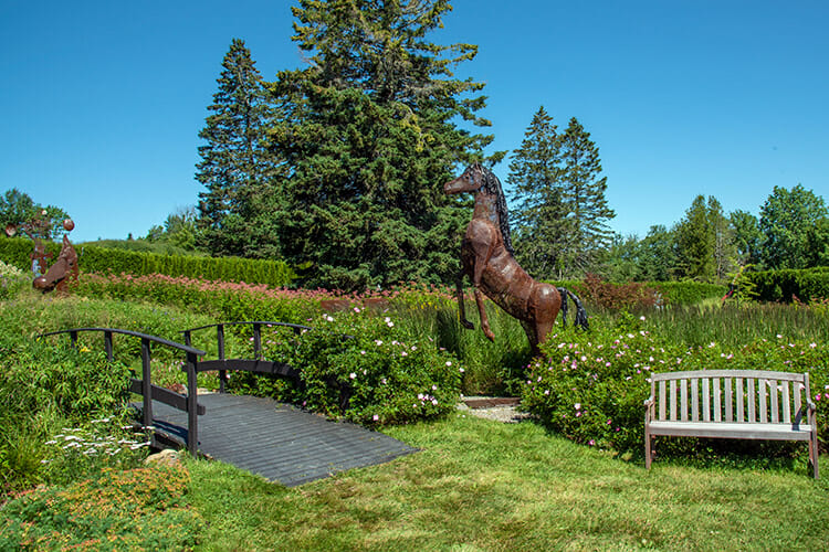 Sculptures at Kingsbrae Gardens, St. Andrews, New Brunswick